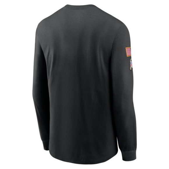 NWT Green Bay Packers NFL Salute To Service Long Sleeve Mens Black Shirt Size L - Picture 6 of 12